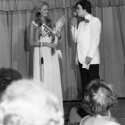 Dean Brackenbury with Miss Morecambe 1978