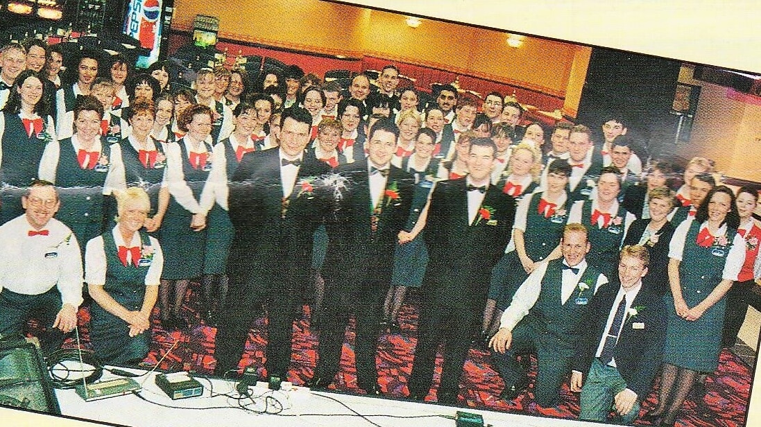 The team at Mecca Rochdale launch circa 1995