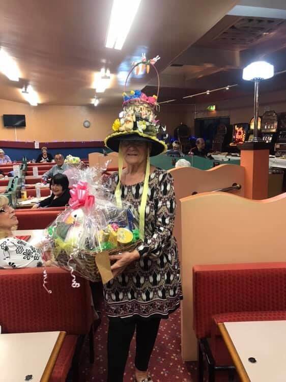 Easter Bonnet parade at the Kings Bingo, Sheerness