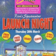 Flyer for Riva Belle Vue opening in March 1995